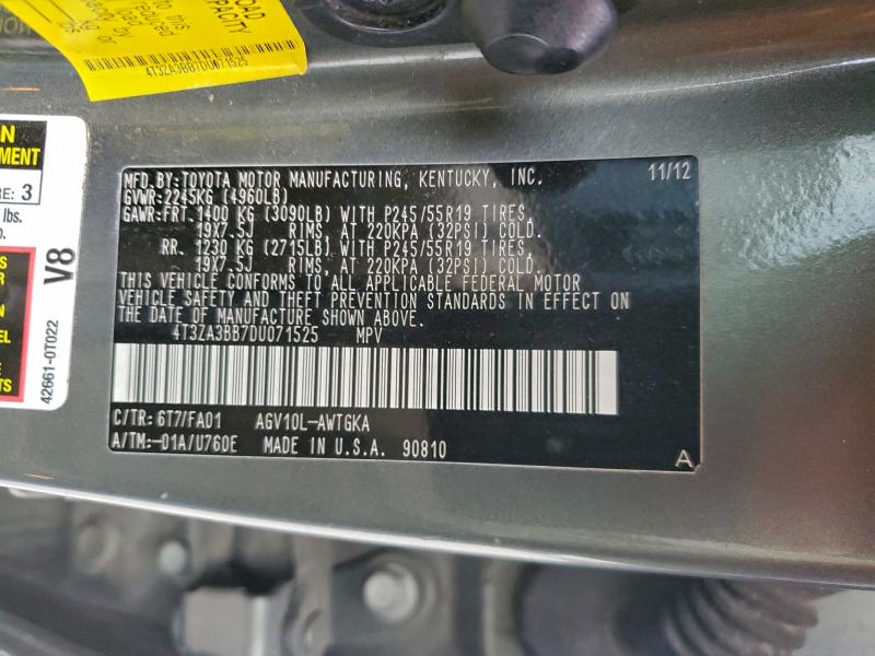 2013 TOYOTA VENZA LE #3311656244