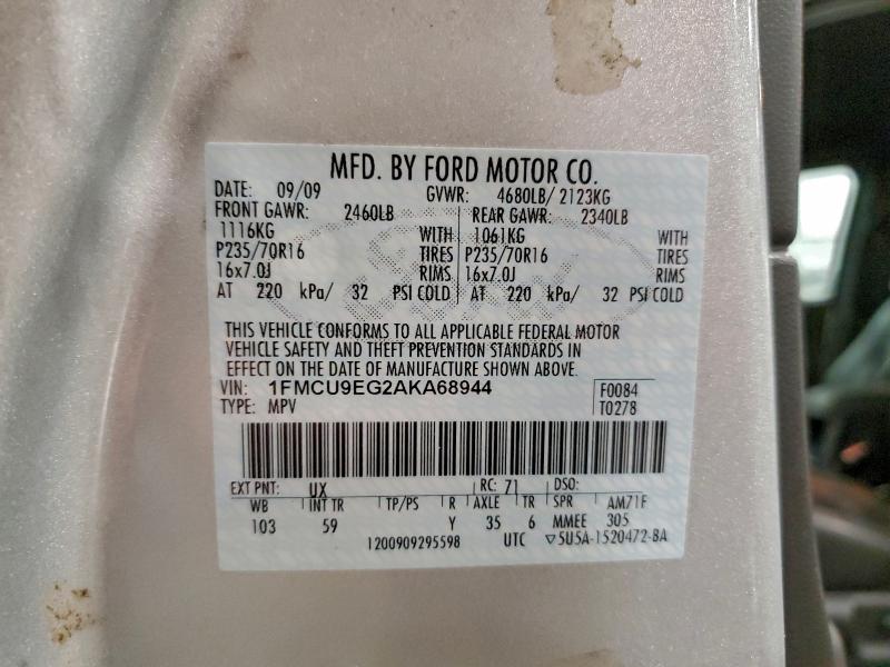 2010 FORD ESCAPE #3303993727