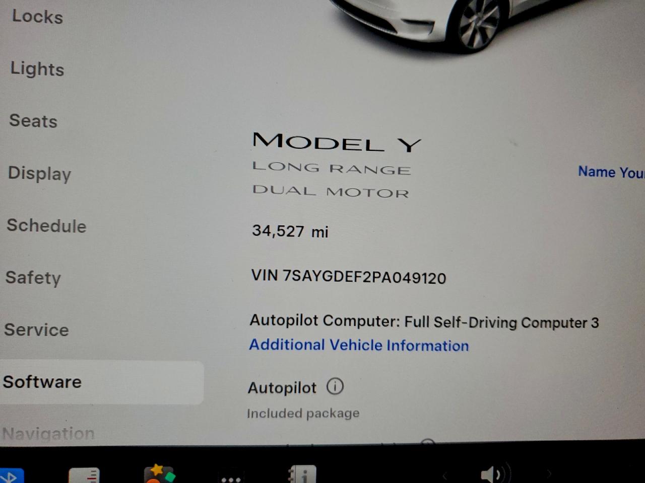 Lot #3318879912 2023 TESLA MODEL Y