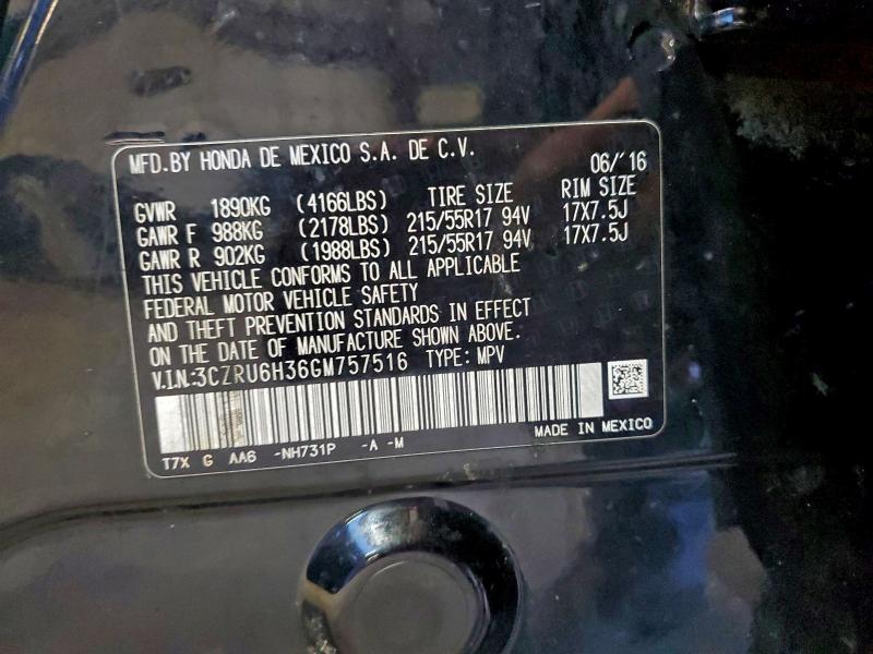 2016 HONDA HR-V LX #3301713396