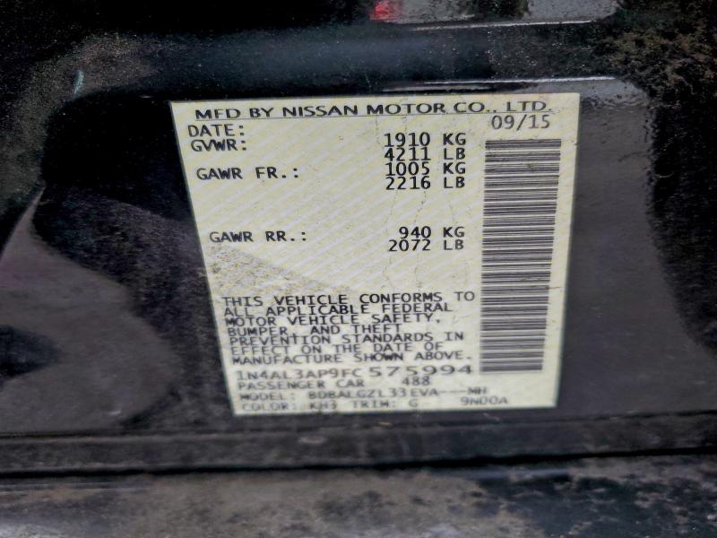 2015 NISSAN ALTIMA 2.5 #3315978117