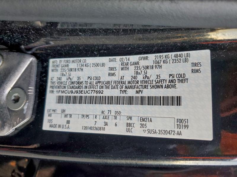 2014 FORD ESCAPE TIT #3305305315