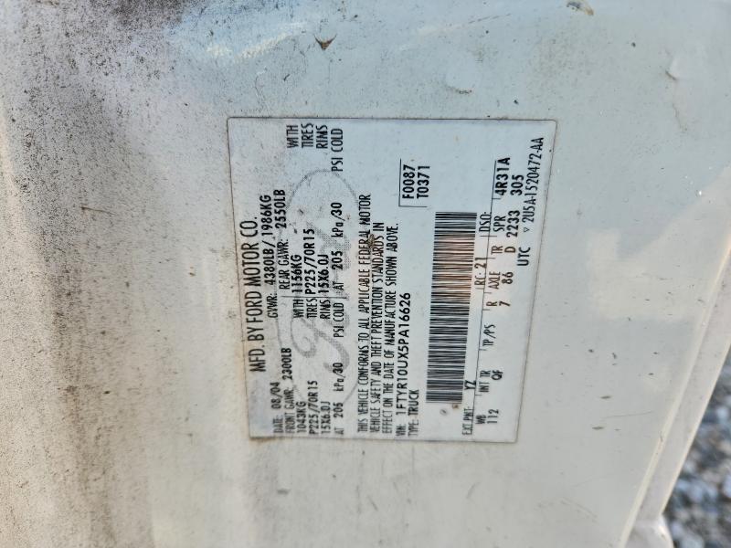 2005 FORD RANGER #3310406998