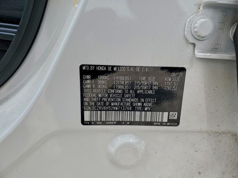 2022 HONDA HR-V EX #3309808426
