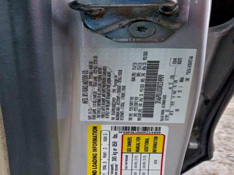 2013 FORD FUSION SE #3312290769