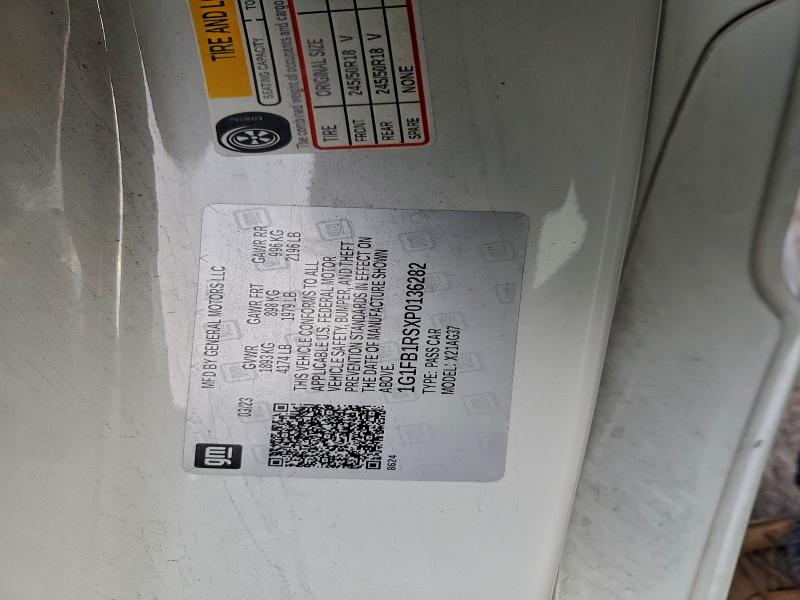 2023 CHEVROLET CAMARO LS #3304516492