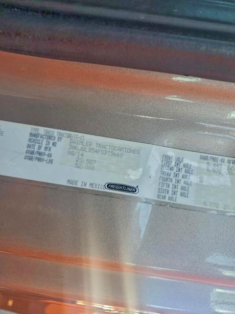 2015 FREIGHTLINER CASCADIA #3310398955