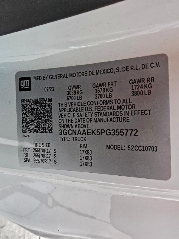 2023 CHEVROLET SILVERADO #3312549824