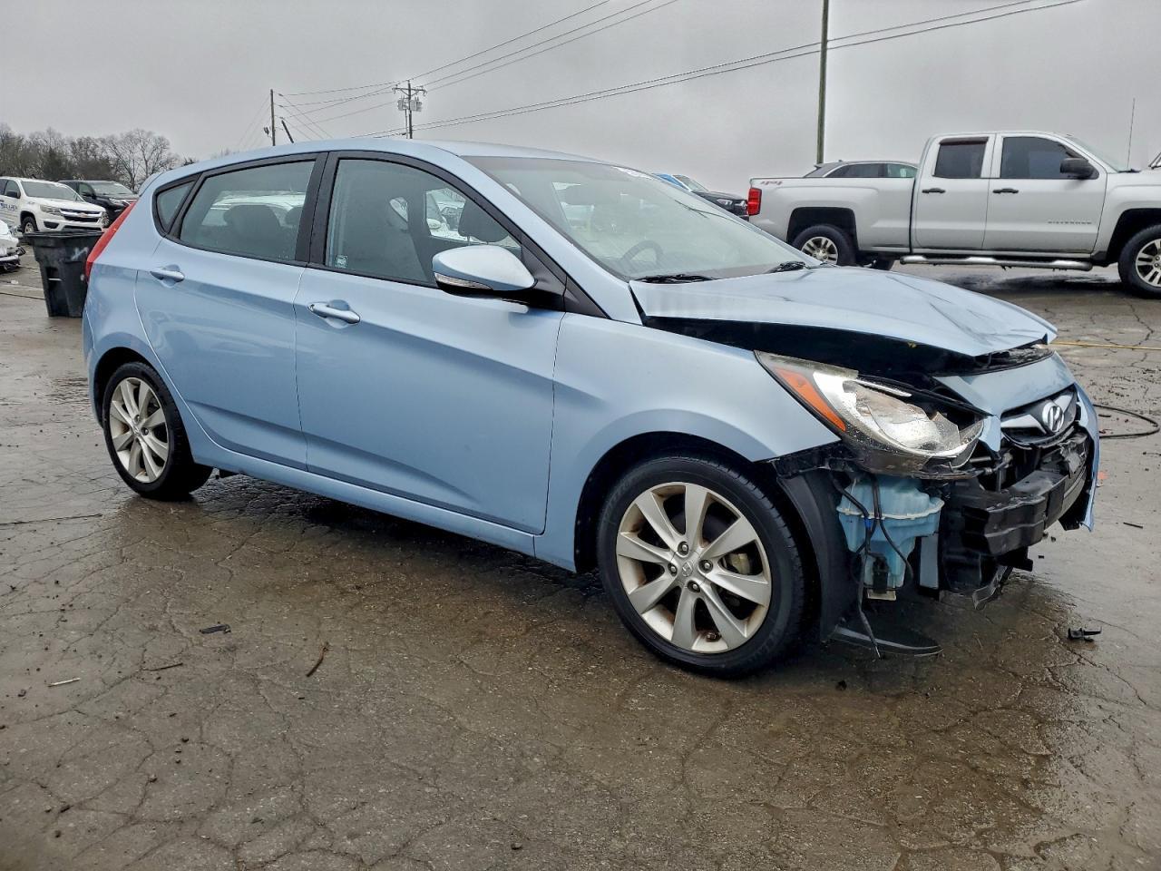 Lot #3311656233 2013 HYUNDAI ACCENT GLS