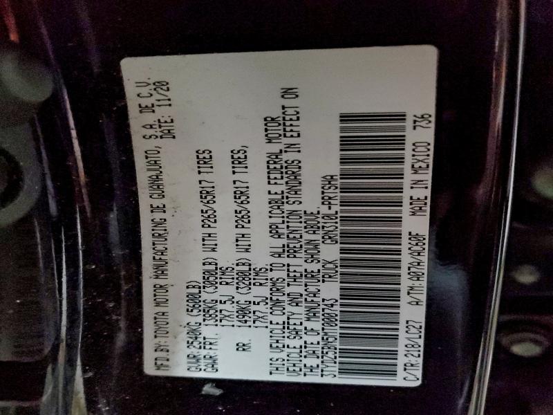 2021 TOYOTA TACOMA DOU #3309604592