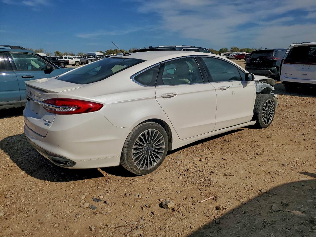 Lot #3311664237 2018 FORD FUSION TIT