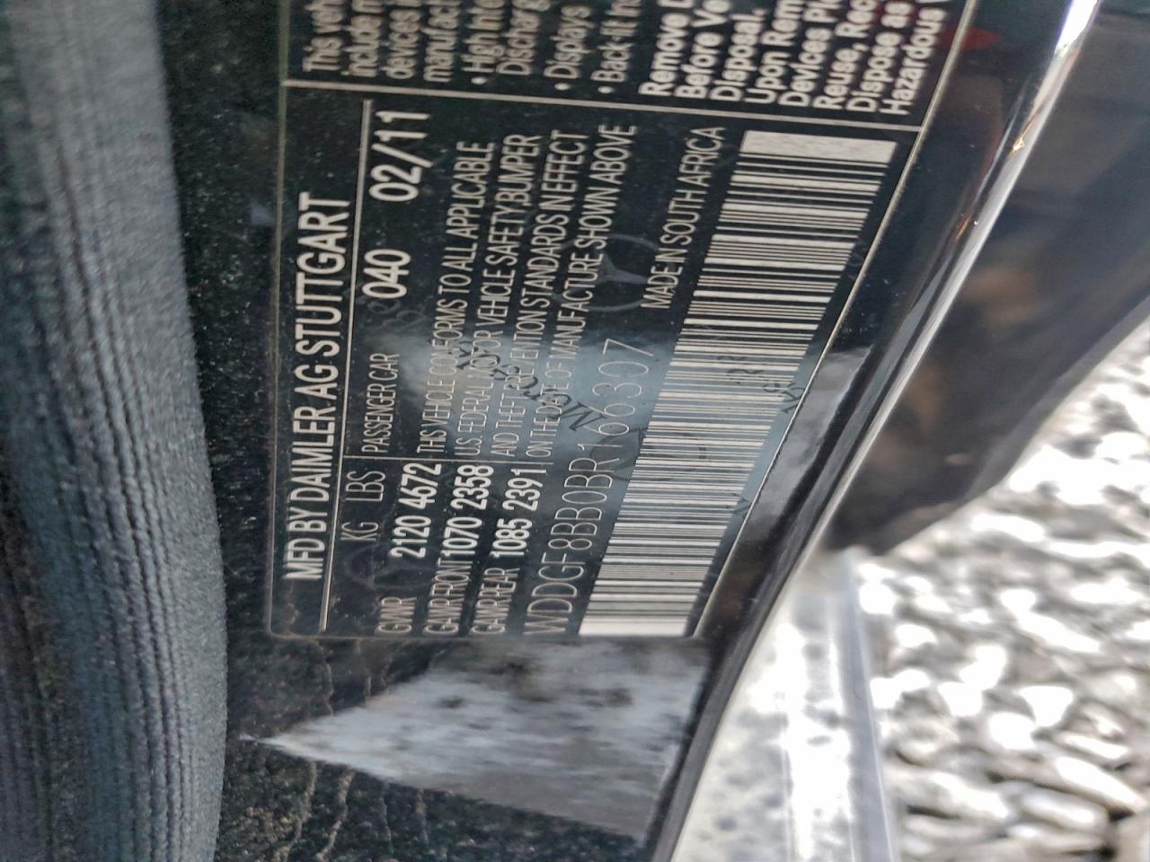 Lot #3310386960 2011 MERCEDES-BENZ 300-CLASS