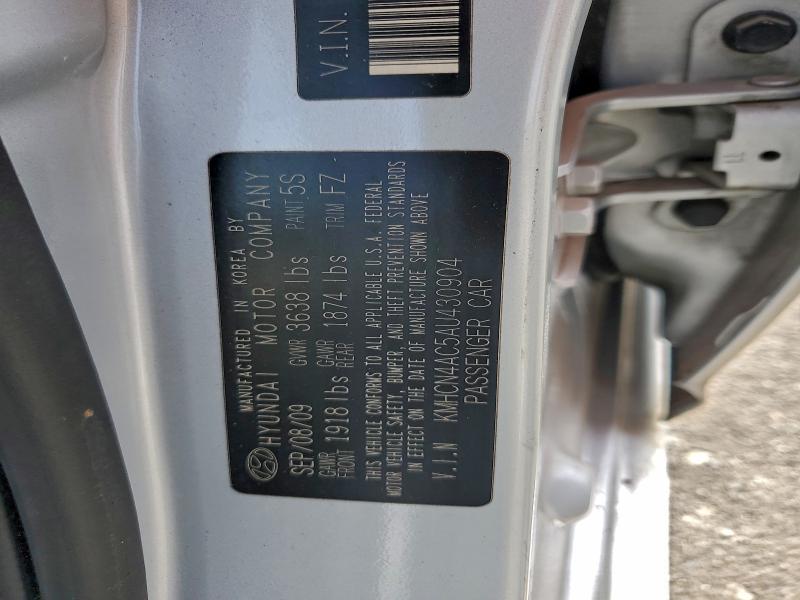 2010 HYUNDAI ACCENT GLS #3305688722