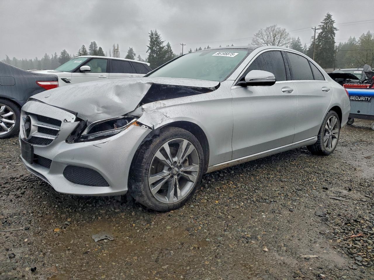 Lot #3315758354 2017 MERCEDES-BENZ C 300 4MAT