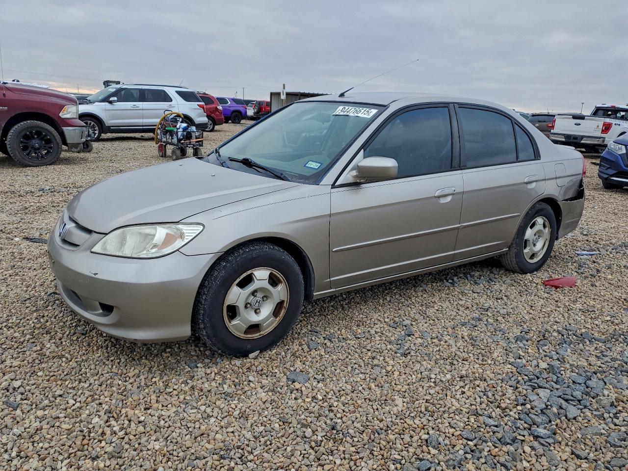 Lot #3312479681 2004 HONDA CIVIC HYBR