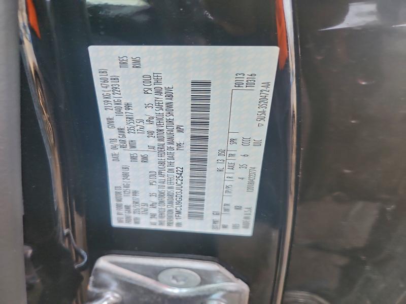 2018 FORD ESCAPE SE #3310318053