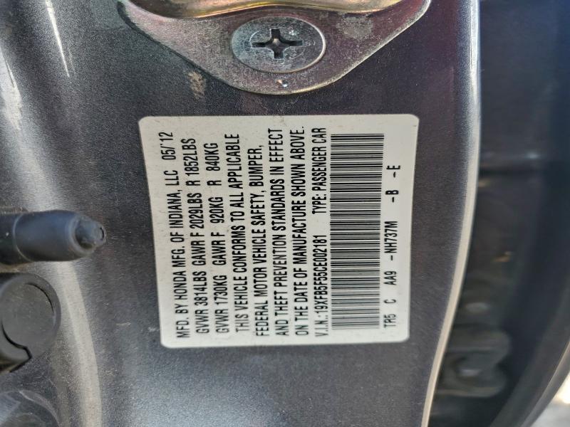 2012 HONDA CIVIC NATU #3301841359