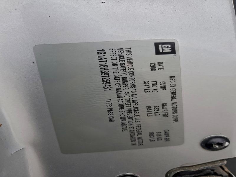 2009 CHEVROLET COBALT LT #3309586570