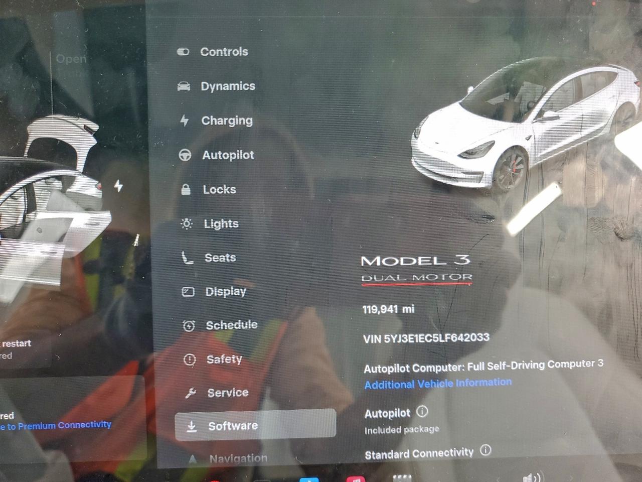 Lot #3317728087 2020 TESLA MODEL 3