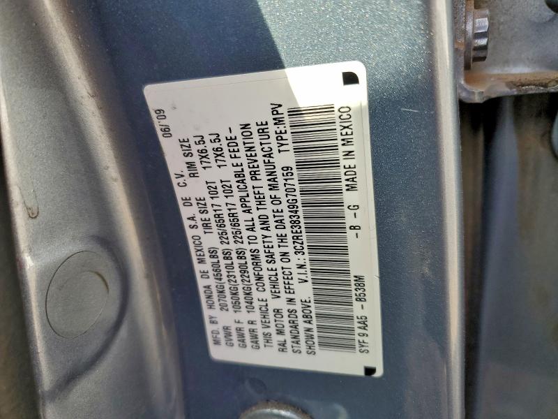 2009 HONDA CR-V LX #3304888538