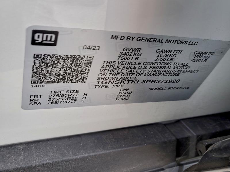 2023 CHEVROLET TAHOE K150 #3305303317