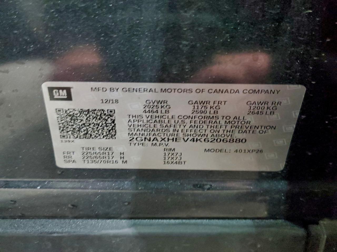 CHEVROLET EQUINOX LS