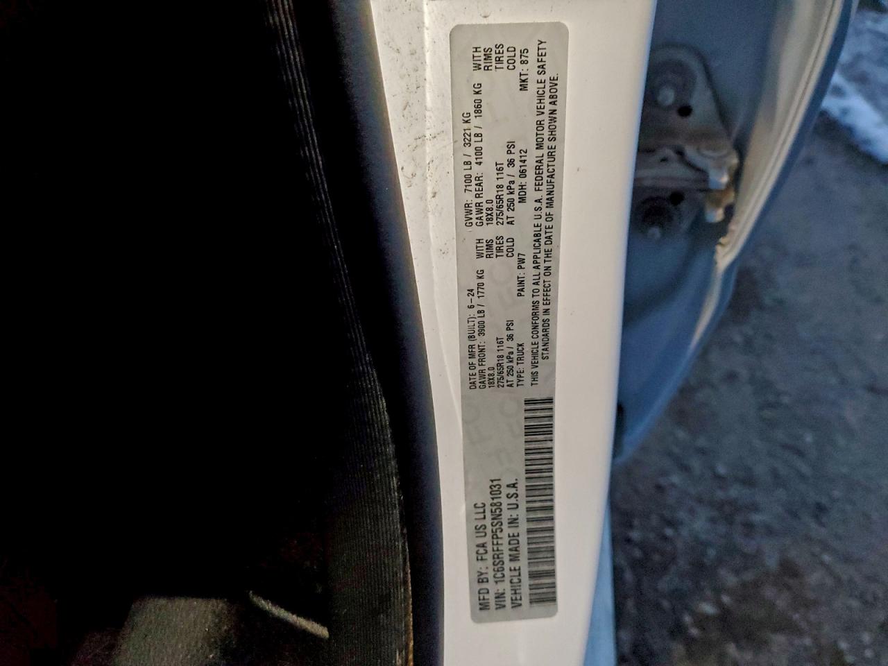 RAM 1500 BIG HORN/LONE STAR