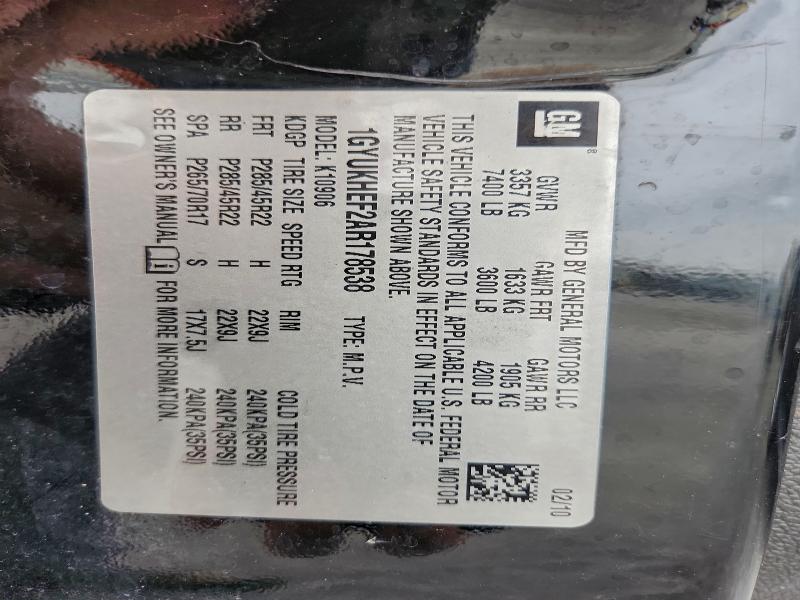 2010 CADILLAC ESCALADE E #3303719426