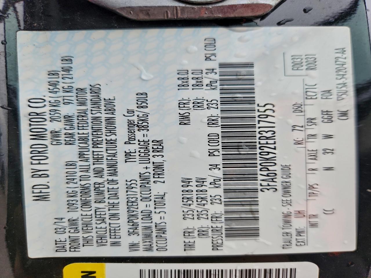 FORD FUSION TITANIUM