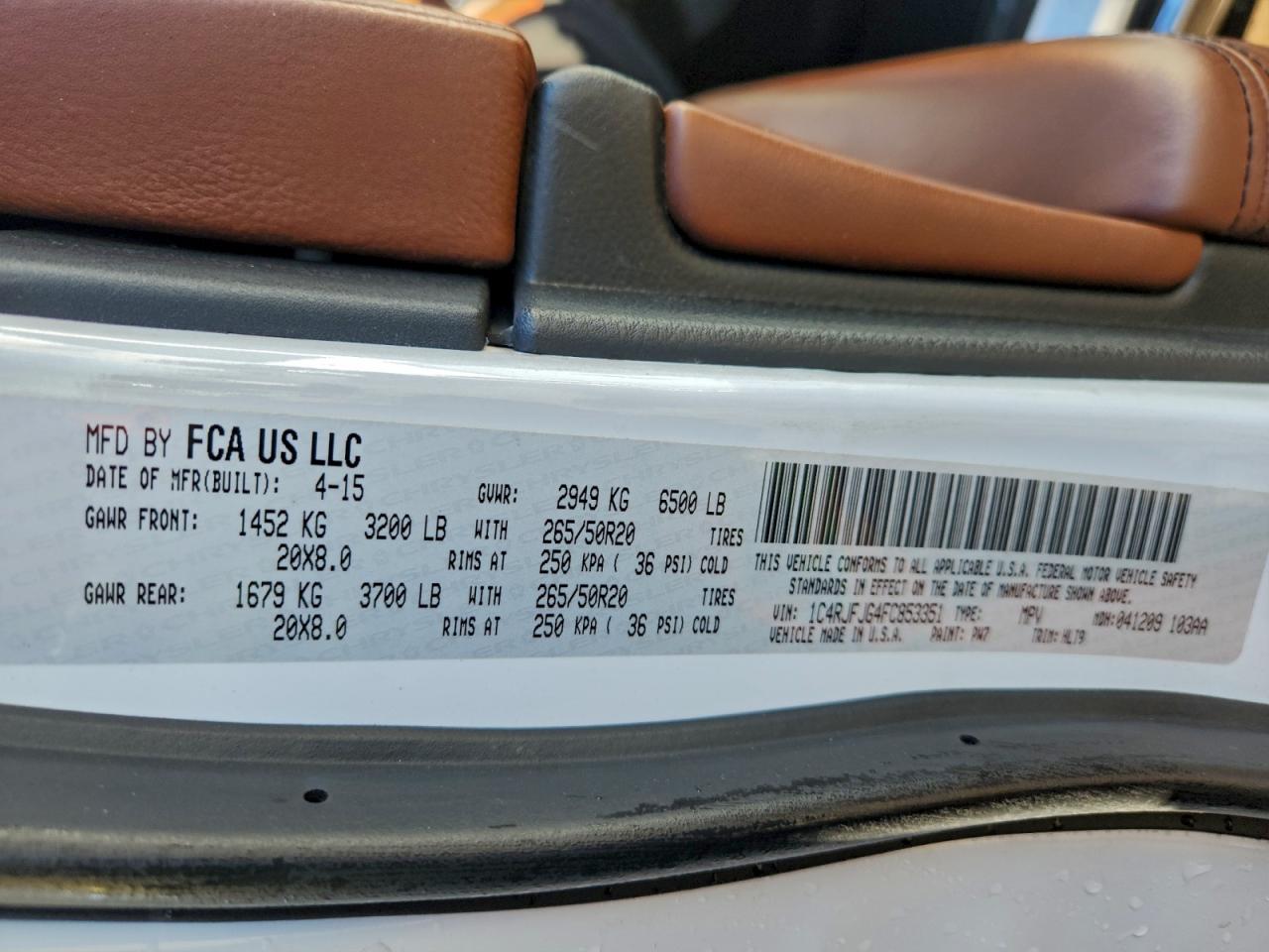 JEEP GRAND CHEROKEE SUMMIT