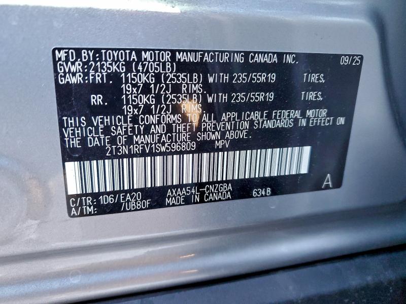 2025 TOYOTA RAV4 LIMIT #3309586574