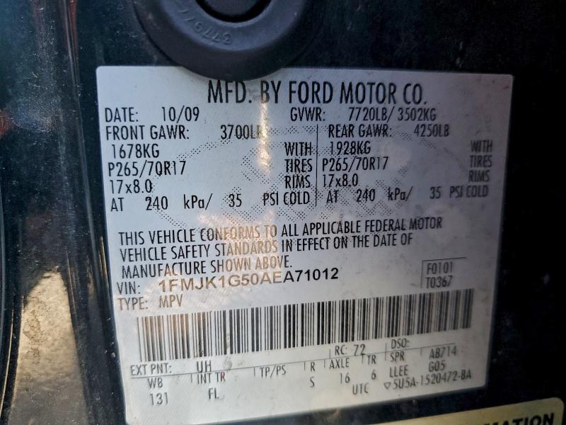 2010 FORD EXPEDITION #3301657627