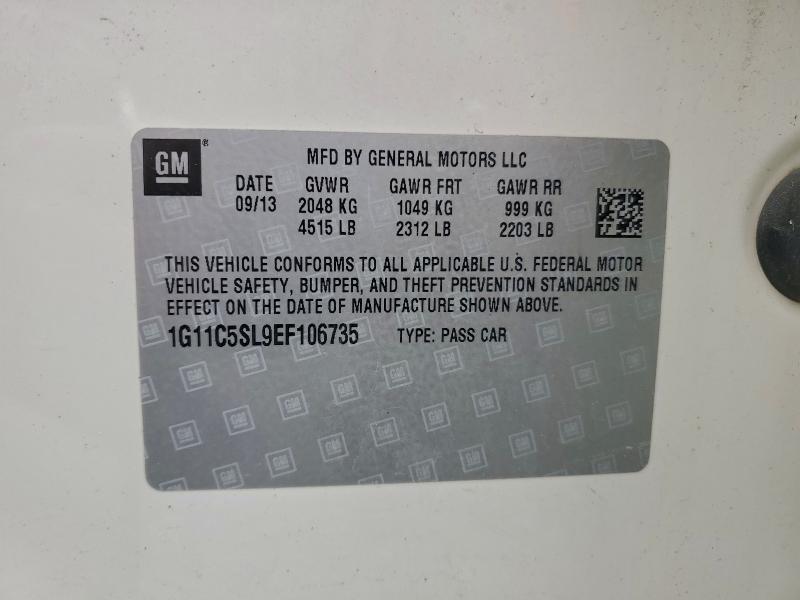 2014 CHEVROLET MALIBU 1LT #3309649931