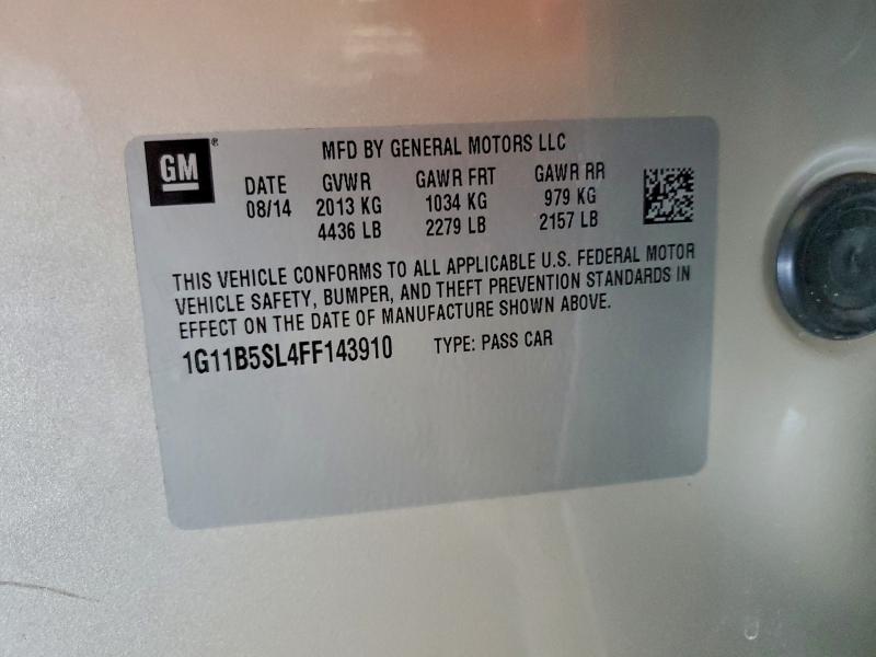 2015 CHEVROLET MALIBU LS #3304738944