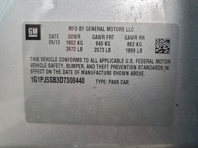 2013 CHEVROLET CRUZE ECO #3303886685