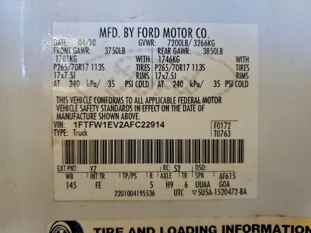 FORD F-150 SUPERCREW