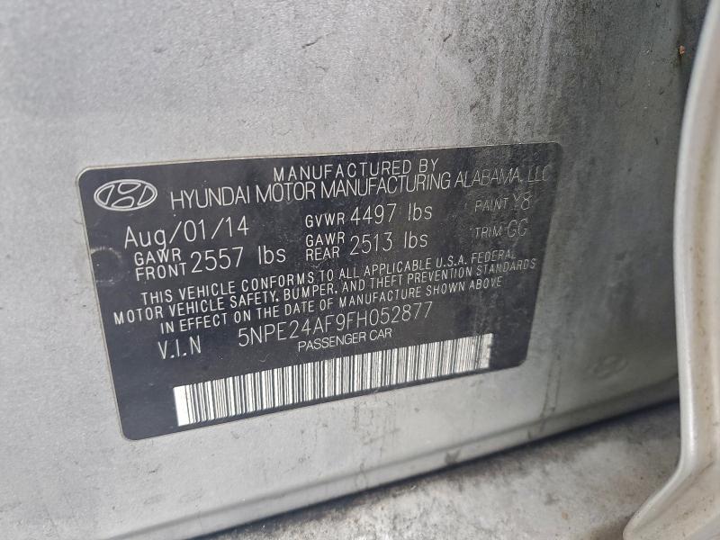 2015 HYUNDAI SONATA SE #3310601323