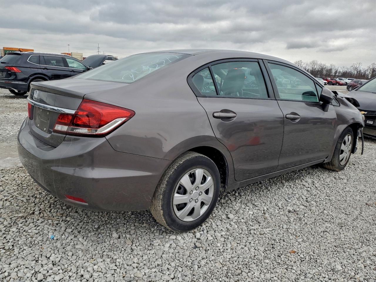 Lot #3317706119 2013 HONDA CIVIC LX
