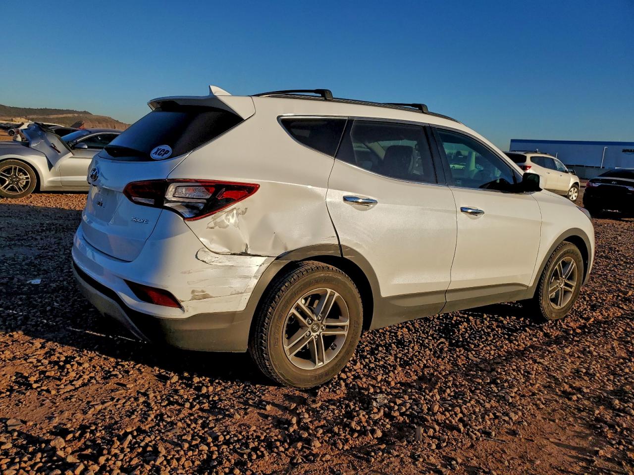 Lot #3309799348 2017 HYUNDAI SANTA FE S