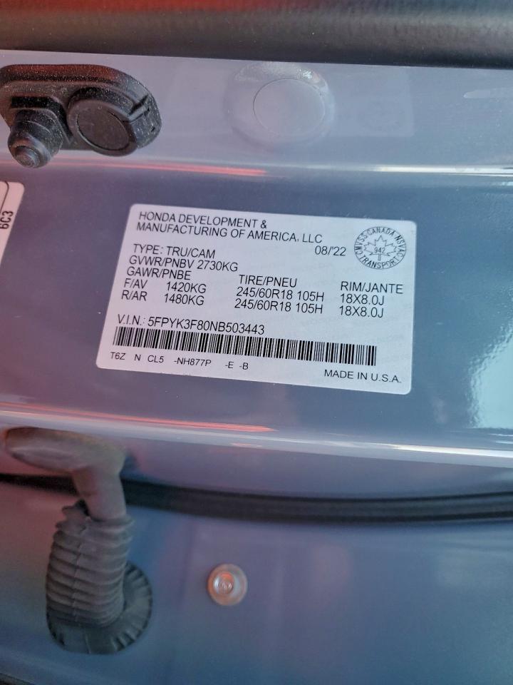 HONDA RIDGELINE BLACK EDITION