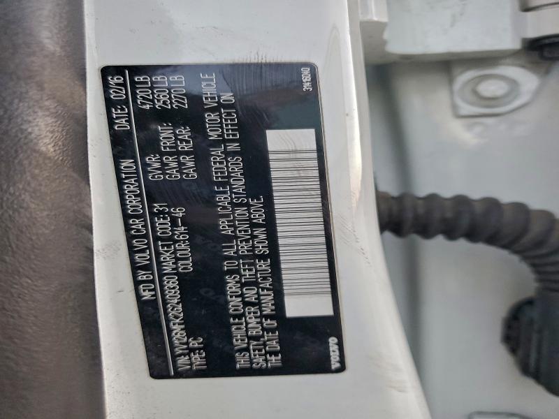 2016 VOLVO S60 PREMIE #3305682727