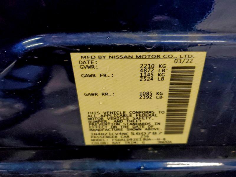 2022 NISSAN LEAF SV PL #3309578579