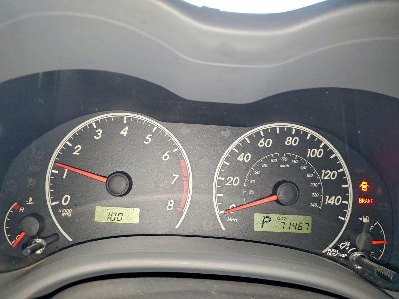 2009 TOYOTA COROLLA BA #3305640728