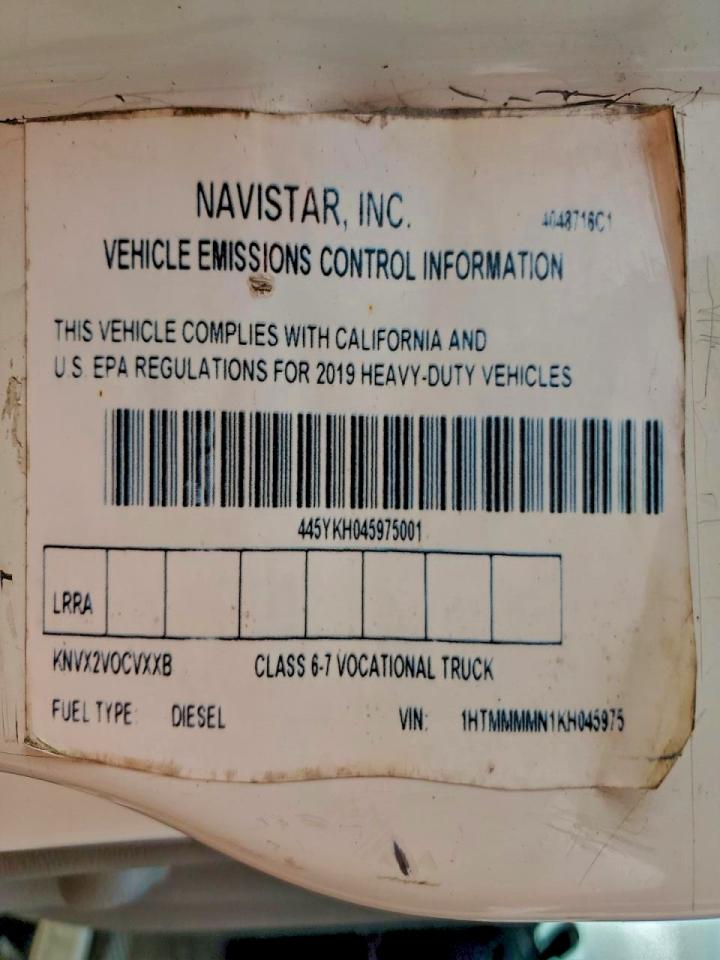 Lot #3315689712 2019 INTERNATIONAL 4300