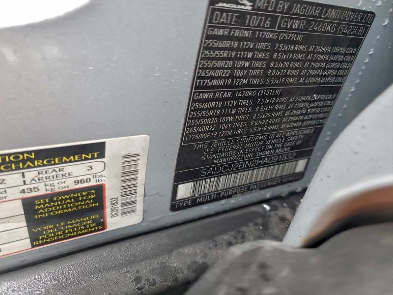 2017 JAGUAR F-PACE PRE #3305684730