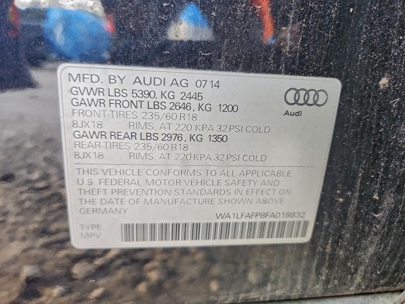 2015 AUDI Q5 PREMIUM #3304518453