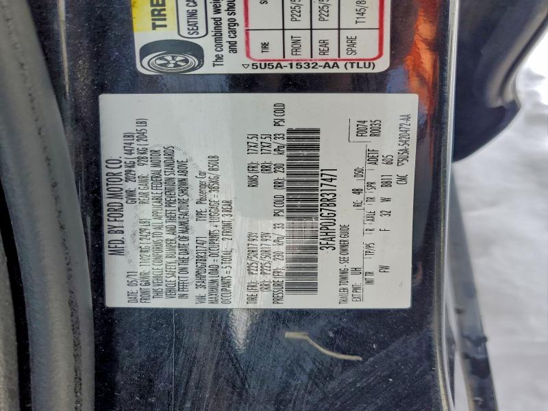 2011 FORD FUSION SEL #3302589759