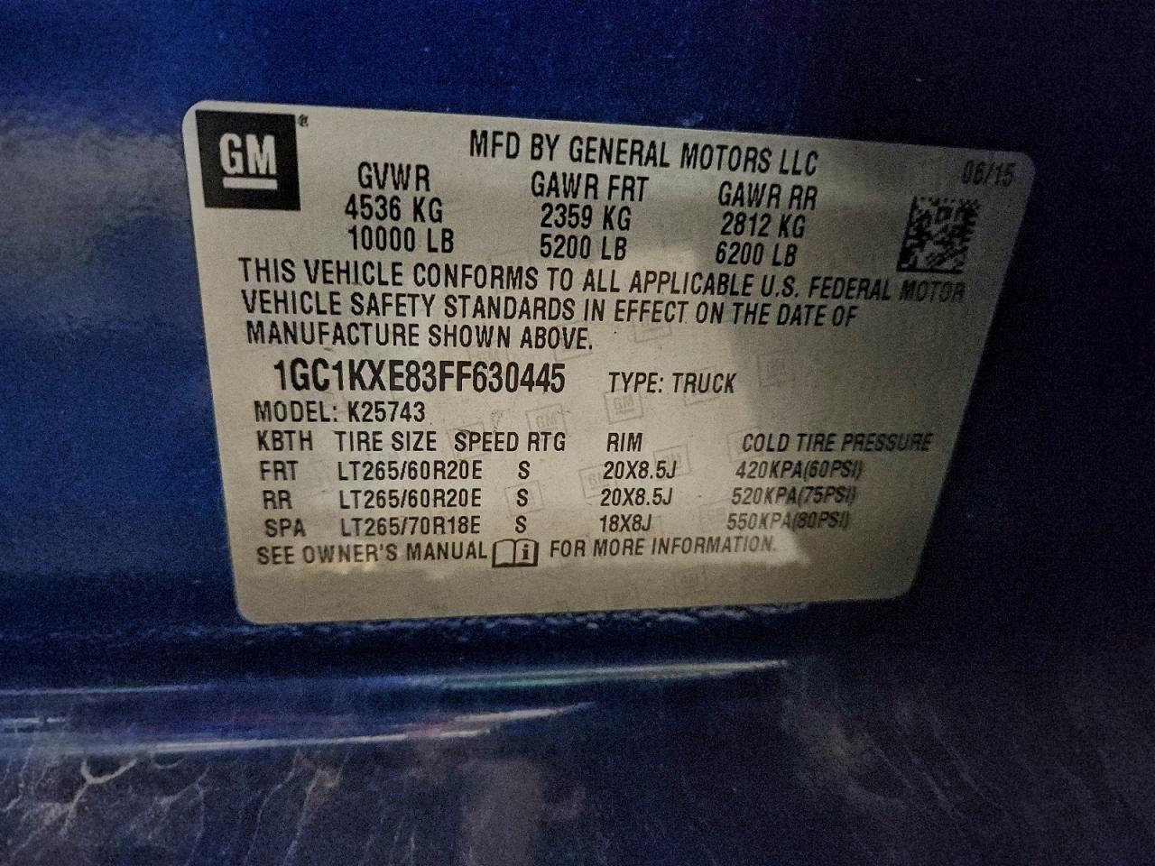 CHEVROLET SILVERADO K2500 HIGH COUNTRY