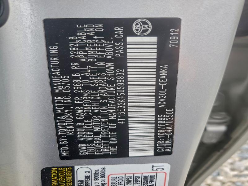 2005 TOYOTA CAMRY LE #3316882128