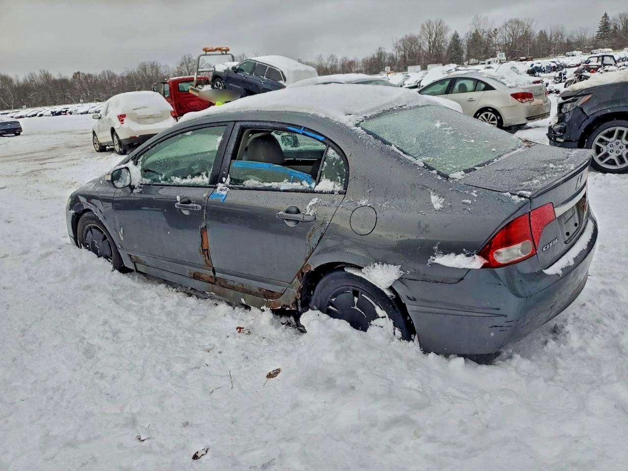 Lot #3308374288 2009 HONDA CIVIC HYBR